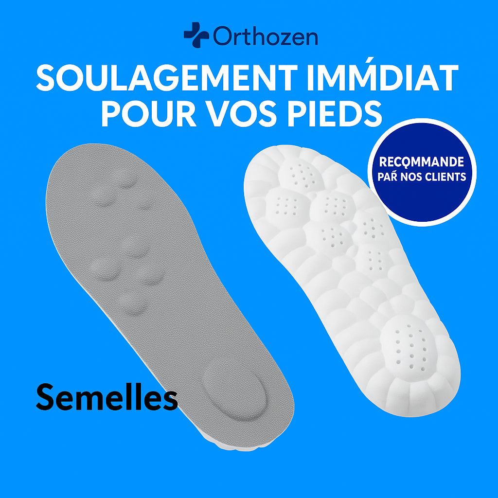 Semelles orthopédiques – Confort absolu