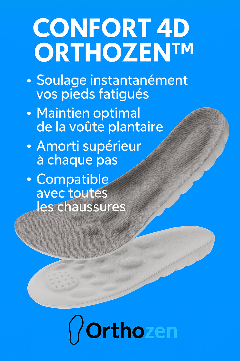 Semelles orthopédiques – Confort absolu